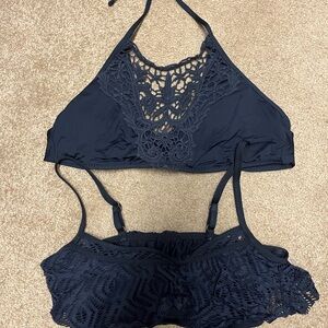 BECCA swim bikini tops in black